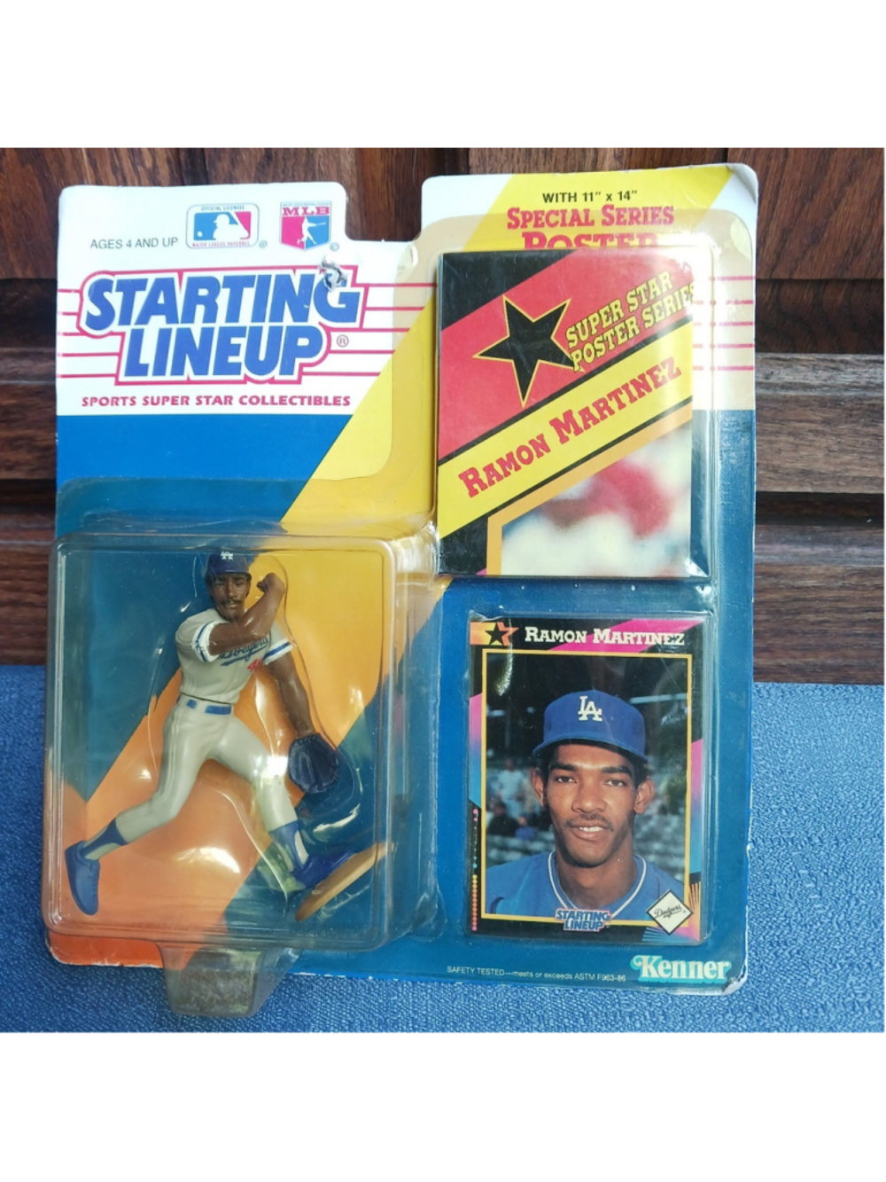 VTG Starting Lineup Los Angeles Dodgers Ramon Martinez w/Poster 1992